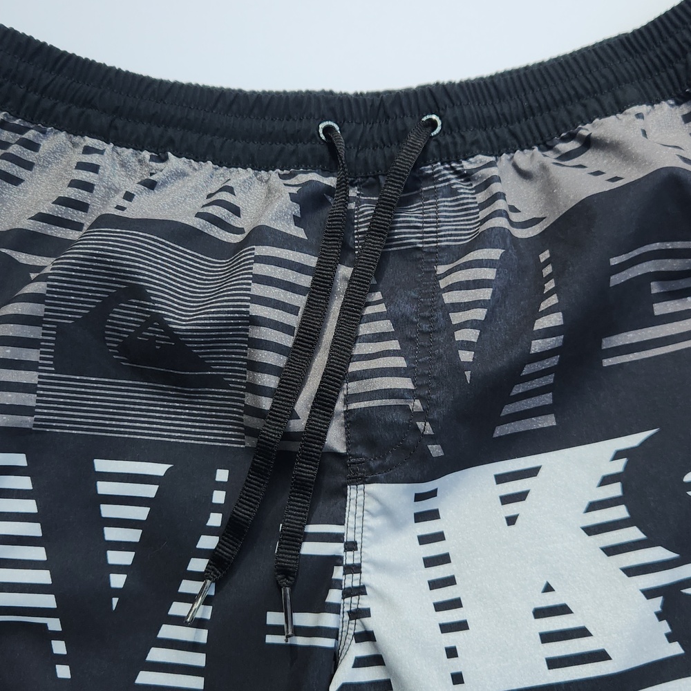 Quiksilver Board Shorts Men's Size M - Grey and Black - Picture 4 of 16